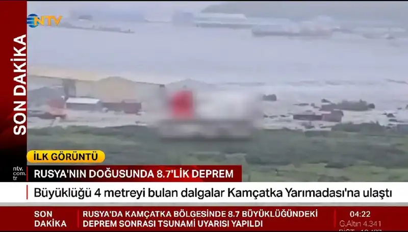 Kamçatka Kıyılarında Tsunami Tehlikesi: İlk Dalgalar Hızla Geldi!