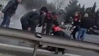 TEM Otoyolu'nda Zincirleme Kaza! Dördü Polis Beş Yaralı