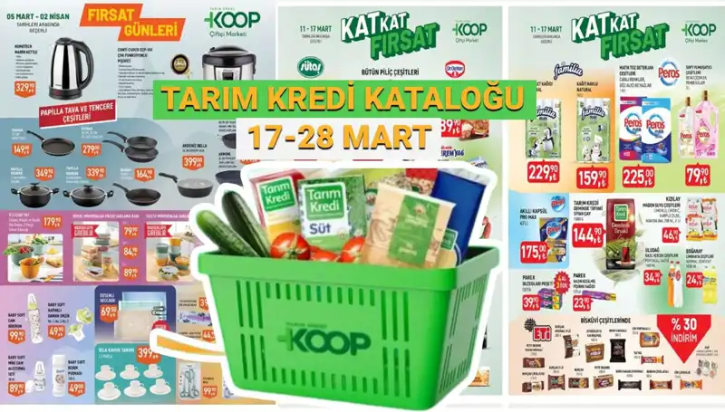 Tarım Kredi Kooperatif Marketleri'nden Büyük İndirim Müjdesi: Kahve Takımı ve Daha Fazlası Sizleri Bekliyor!