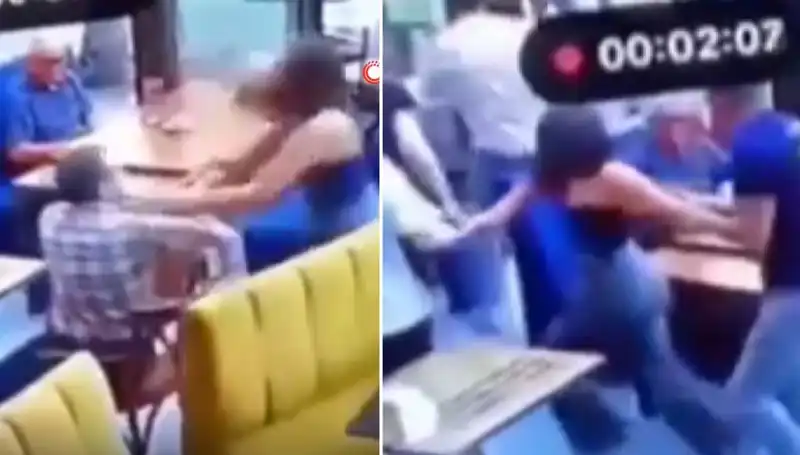 Garsonla Tartışma Sonrası Kafenin Önünde Şok Dökme: Gözler Gerçekten Şahit Oldu
