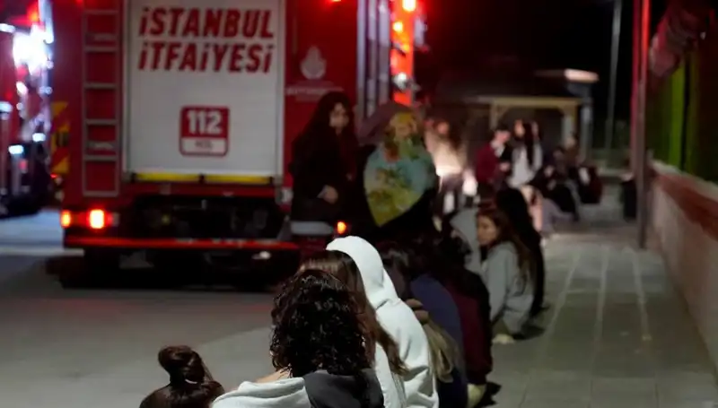 2.500 Kişilik Kız Öğrenci Yurdunda Yangın: Panik Anları ve Kurtarma Çabaları