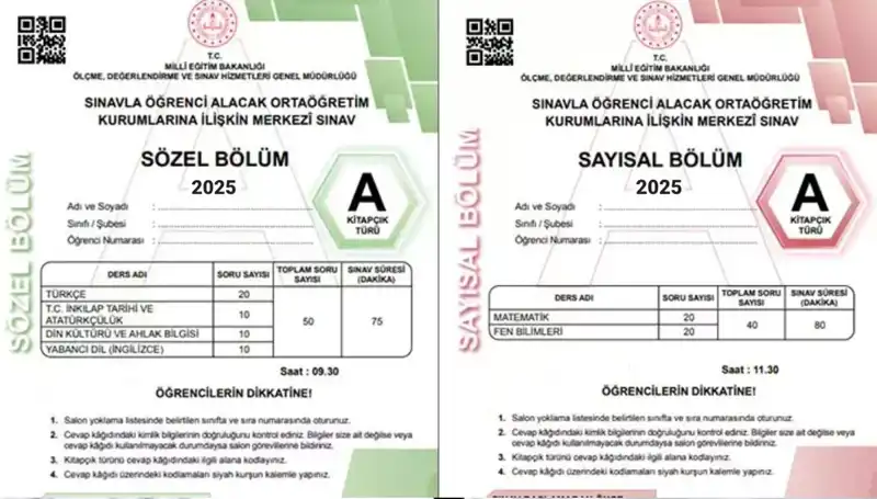 LGS 2025 Soru ve Cevap Anahtarının Yayınlanma Tarihi ve Saati Açıklandı!