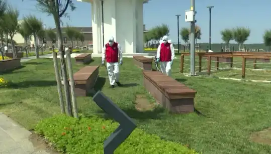 Kene Riskine Karşı Halka Açık Alanlarda İlaçlama Başlatıldı