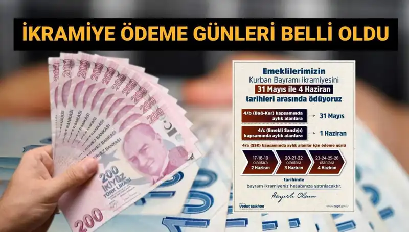 Emekli Bayram İkramiyeleri İçin Tarihler Belirlendi: 4 Bin TL Yatırılacak!