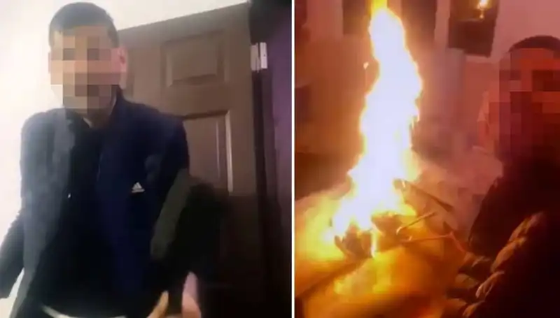 Sosyal Medyada Canlı Yayın Açan Genç Kız, Evi Alev Alev Yaktı!